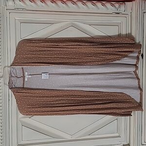 New Tan Dot Light Cardigan